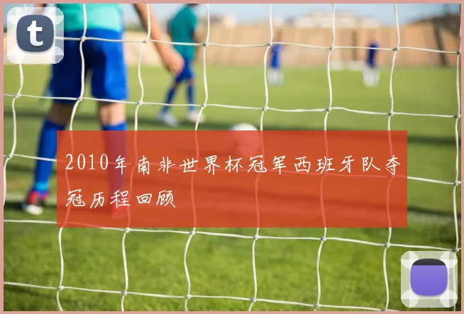 2010年南非世界杯冠军西班牙队夺冠历程回顾